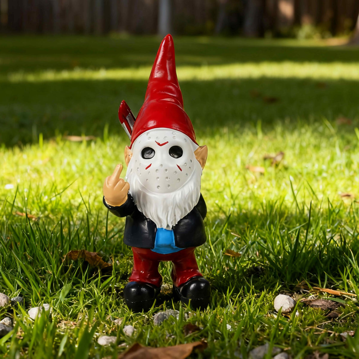 SPINNDO Gnomes garden setup scene—adds bold energy to outdoor spaces.