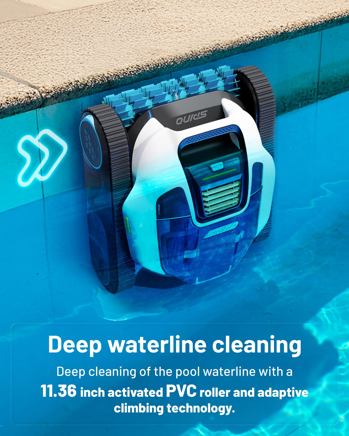 Spino E1 activated PVC roller tackles grime near surfaces