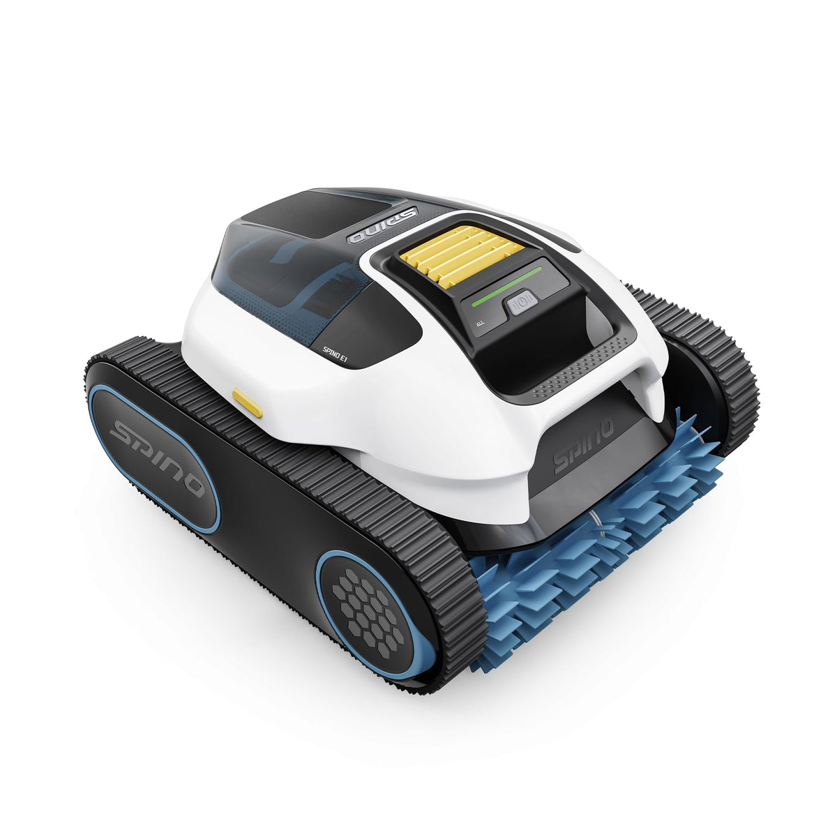 Spino E1 front view cordless pool cleaner for all-surface cleaning