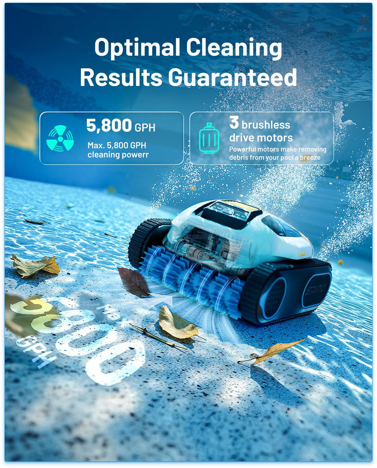 Spino E1 arc-path navigation showing precise coverage for thorough cleaning