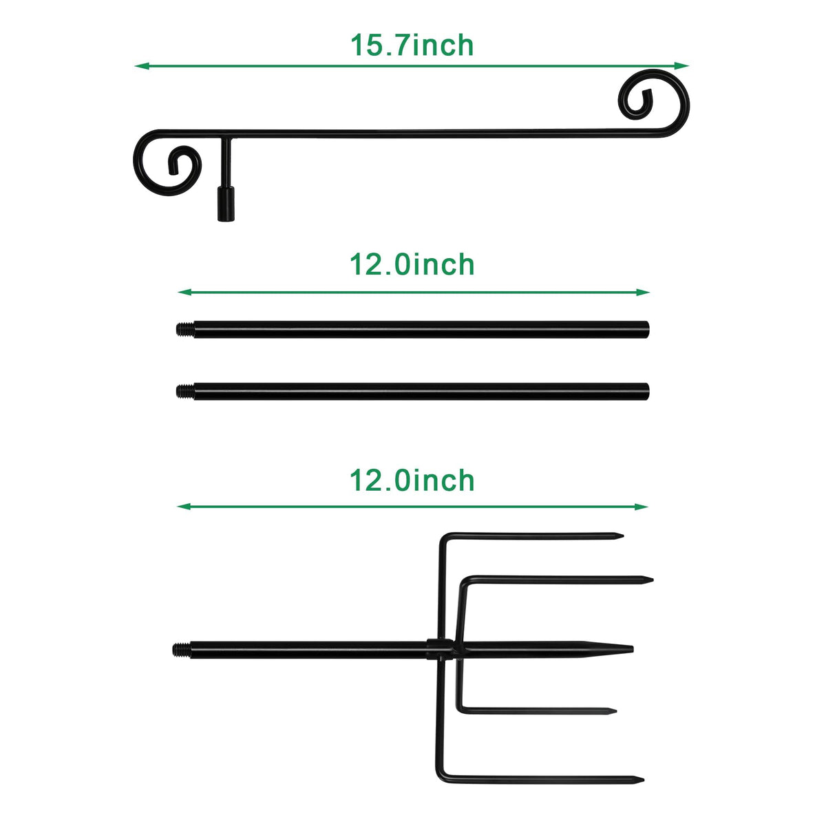 Spirepro durable garden flag stand for porch or lawn.