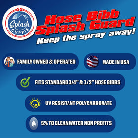 Splash Guppie attached to an anti-siphon breaker keeps you dry