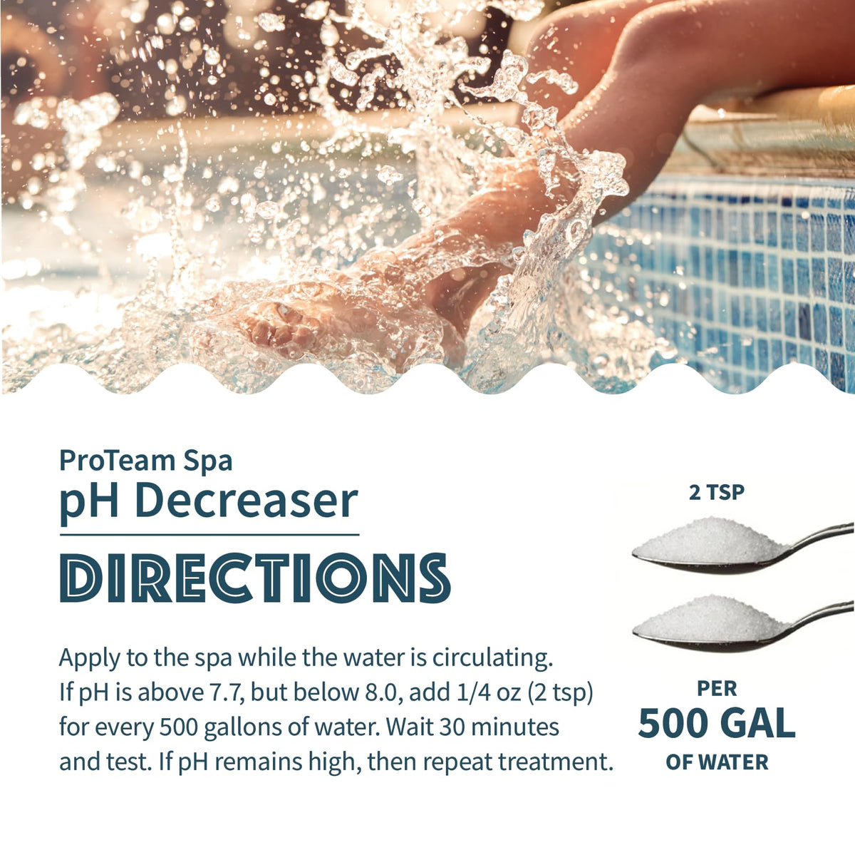 Cozy soaking scene with SplashWiz balanced pH for comfortable soak