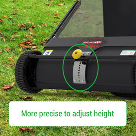 SPLENDOR LS-650A2 sweeping on lawn, paths, and driveways.