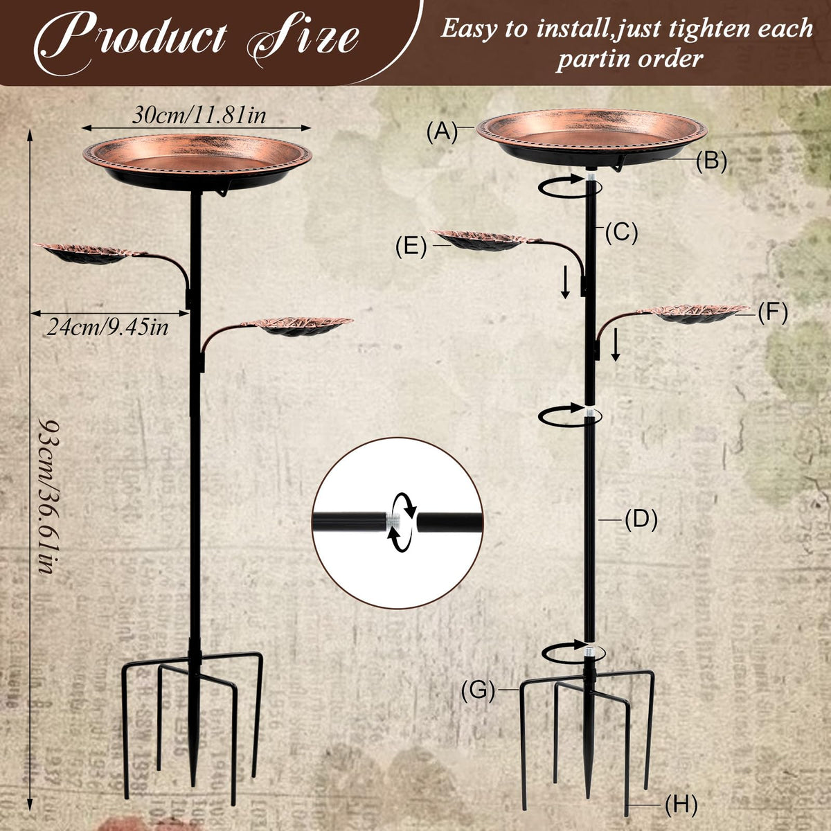 SPOKKI leaf-shaped feeders attract wildlife for backyard birdwatching.