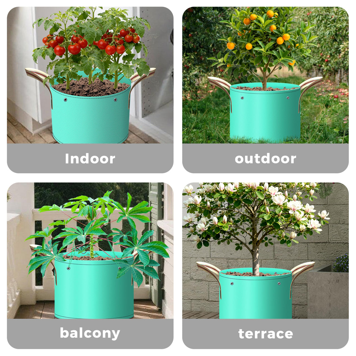 SPONDWILD potato grow bag UV resistant fabric designed for sun exposure