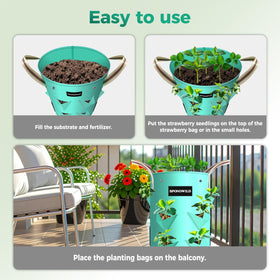 SPONDWILD balcony gardening setup ideal for small spaces.