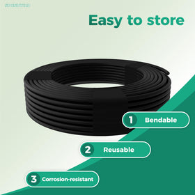 SPONDWILD easy-install tubing simplifies quick assembly with hot-water prep.