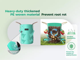 SPONDWILD heavy-duty PE material ensures long-lasting outdoor use.