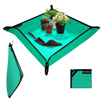 SPONDWILD Large potting mat laid flat showing spacious workspace.