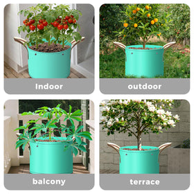 Moisture-retention properties of SPONDWILD bags help maintain soil moisture