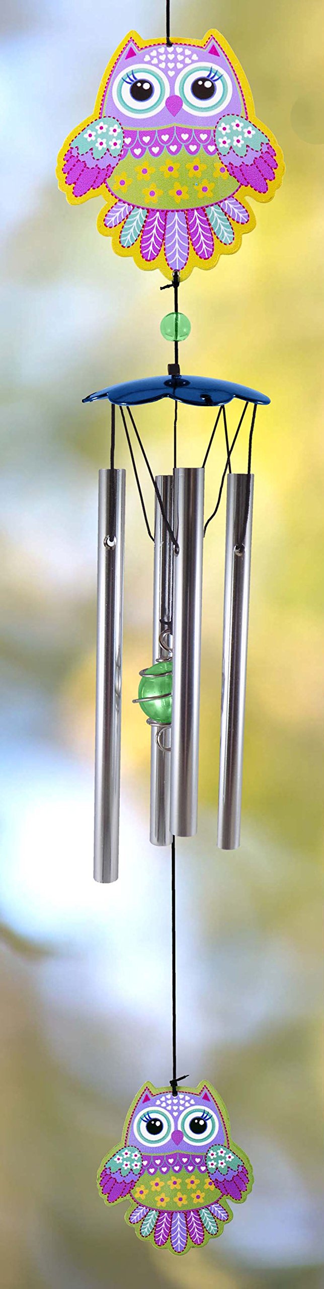 Spoontiques Wonder Woman wind chime accents patio decor with calming yard music.