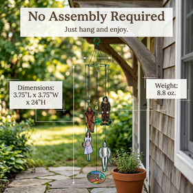Spoontiques outdoor chime brings soothing soundscape to yard, patio, or porch.