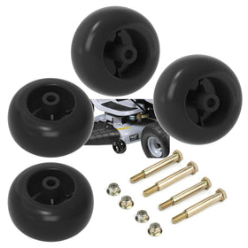 Sporthfish 753-04856A deck wheels four-pack ready for smoother mowing