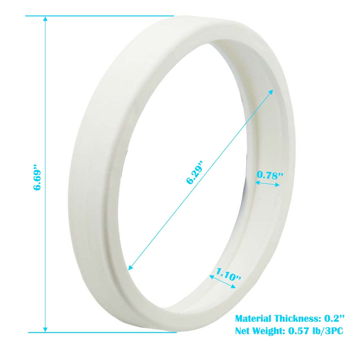 Sporthfish C10 three-piece set packaging with replacement wheel tires.