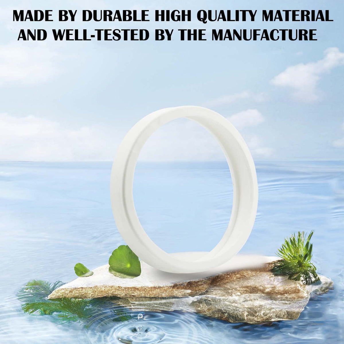 Sporthfish one-piece molded tire construction for solid, long-lasting wear.