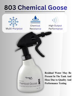 Sprayers Plus 803 nozzle attachments enable precise mist and targeted jet streams.
