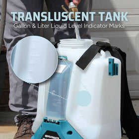 SprayMate Tornado easy-clean backpack design simplifies post-use maintenance.