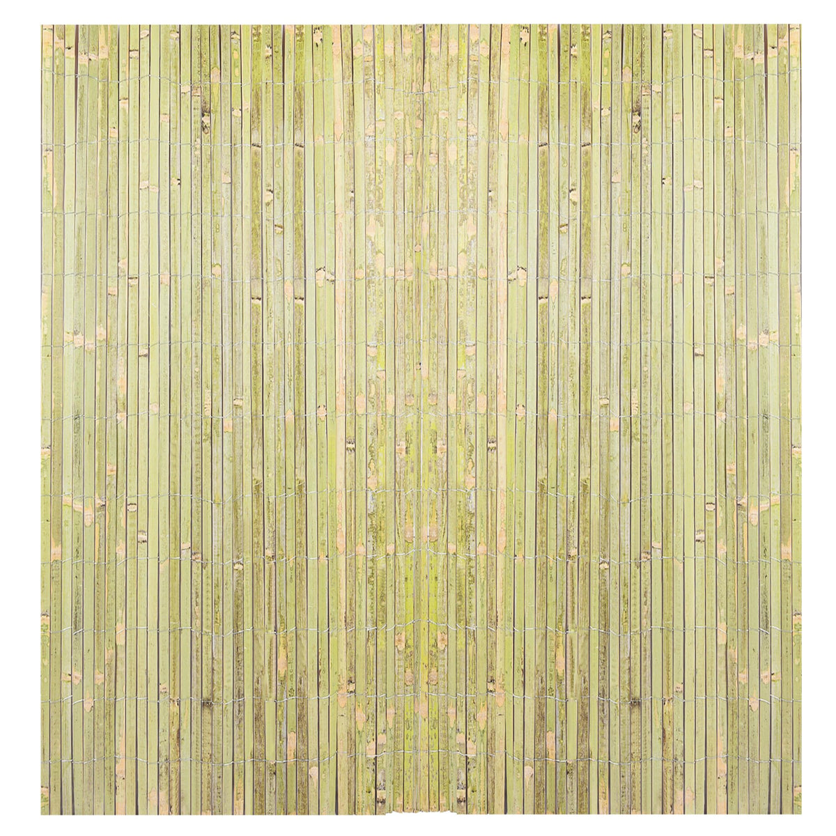 Sprigra bamboo slat fence outdoor installation enhances privacy and airflow.