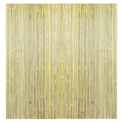 Sprigra bamboo slat fence outdoor installation enhances privacy and airflow.