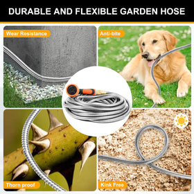 SPRIKIR leaf-proof exterior design keeps debris out of water flow.