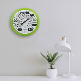 Springfield shatterproof thermometer ideal for patios and poolside readings.