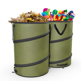 Sprinia collapsible trash can full height for easy campsite cleanup