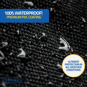 SPRINKS weatherproof protection resists UV, snow, and wind