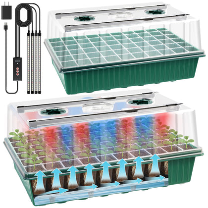 SprintGy 2-set 120-cell seed tray for batch seedling starts