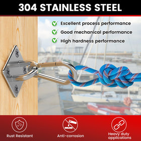 Sprookber marine hardware staple hook highlighting corrosion resistance for marine use