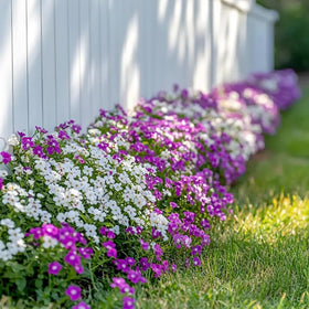 SPROUTARAQ Sweet Alyssum mix seed packaging for easy planting.