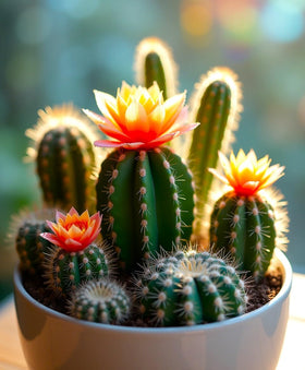 Sprouticus Maximus Seeds Cactus Mix different textures add tactile interest in small gardens.