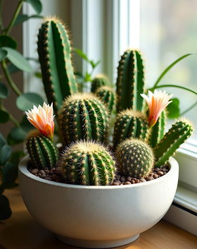 Sprouticus Maximus Seeds Cactus Mix variety textures ideal for outdoor rock gardens.