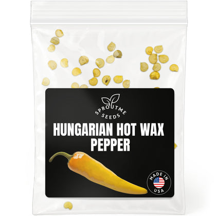 SPROUTME SEEDS Hungarian Hot Wax seeds-pack promotes reliable germination for home growers.