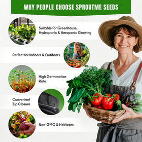 SproutMe Seeds bonus grow guide and markers for simple planting.