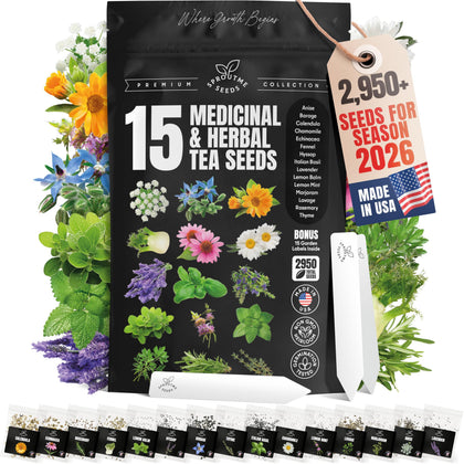 SPROUTME SEEDS calendula seeds for vibrant blooms and home remedies