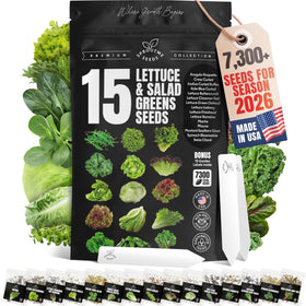 SproutMe Seeds lettuce variety pack packaging for home gardens