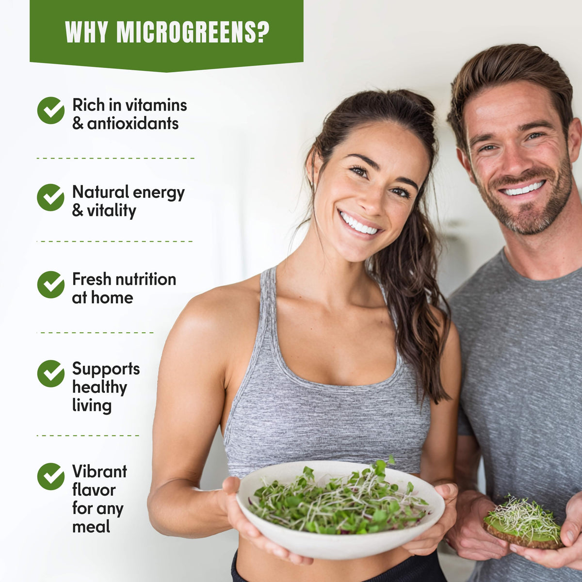 SproutMe Seeds kale microgreens offer hearty greens for bowls and wraps