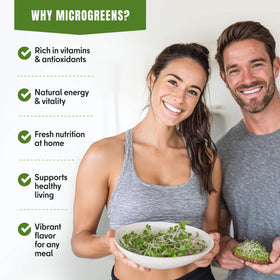 SproutMe Seeds kale microgreens offer hearty greens for bowls and wraps