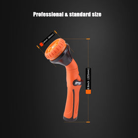 SPTA nozzle with universal connector fits most hoses securely