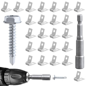 Sptchapn 50 fence wire clamps package for easy installation and fast fencing setup