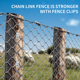 Sptchapn outdoor fence clips resist weather and keep wires aligned