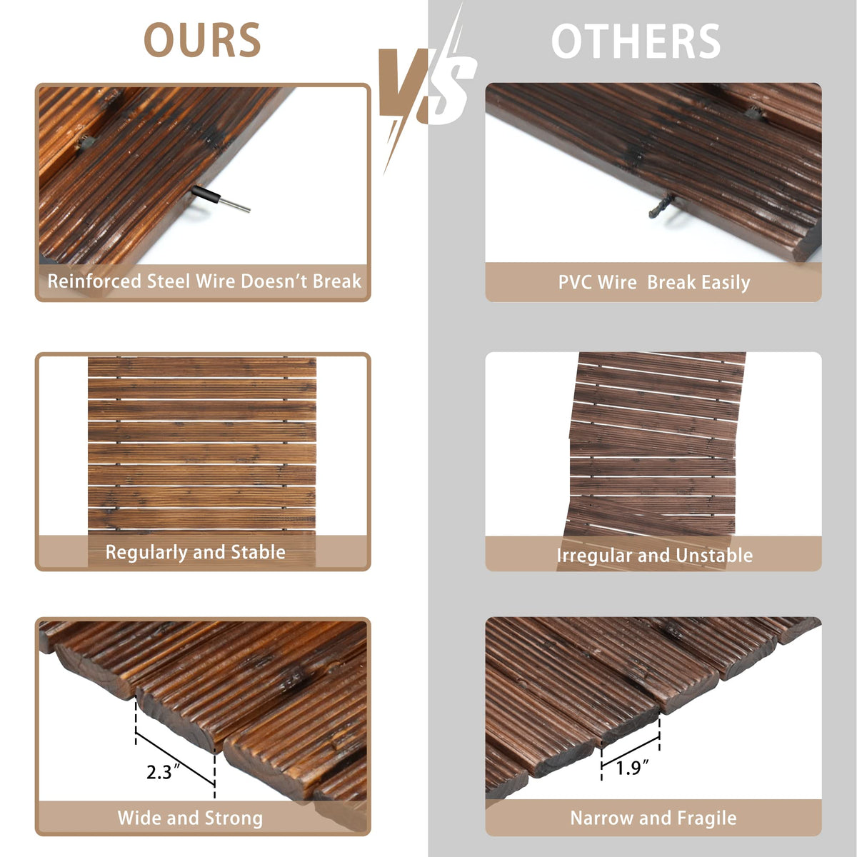 Spurgehom patio flooring path shows easy-clean design for busy outdoor spaces.