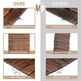 Spurgehom patio flooring path shows easy-clean design for busy outdoor spaces.