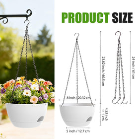 SQKH 24-inch height-adjustable hanging setup for versatile placement.
