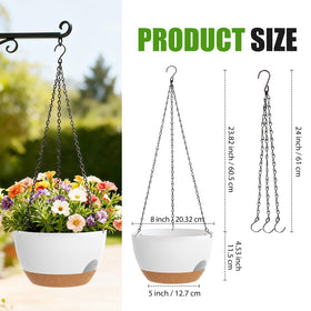 SQKH drainage holes support healthy roots and prevent overwatering.