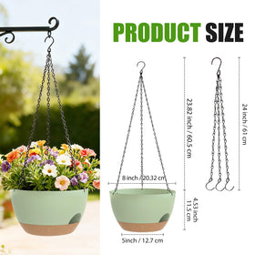 Durable, lightweight plastic resists sun and cold for year-round use.