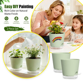 SQKH versatile pots suit indoor and outdoor settings.