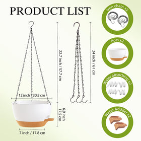 SQKH self-watering planter with removable saucer prevents overwatering while beautifying balconies.