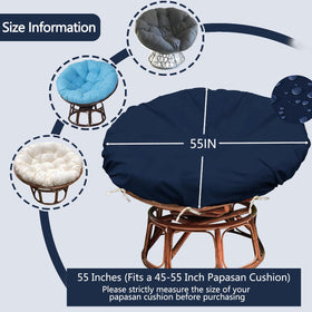 Sqodok Papasan blue fabric texture highlighting durability and breathability for outdoor use